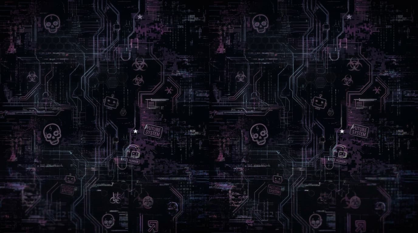Cyberpunk Pattern Background